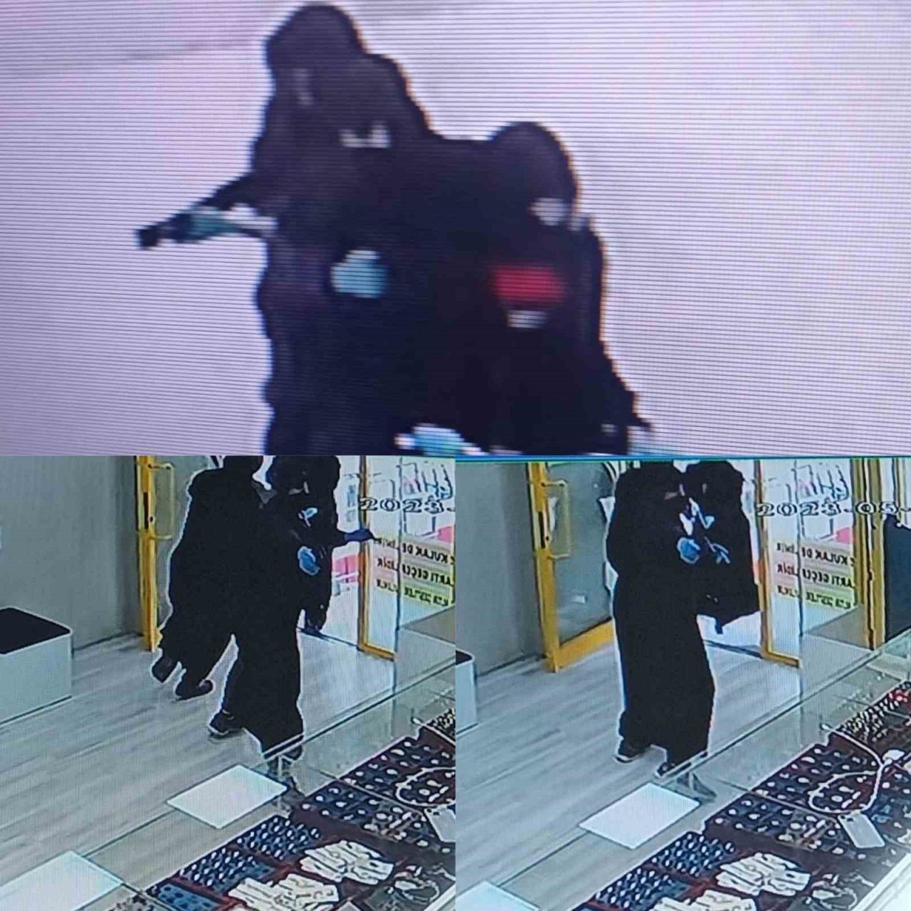 Komedi filmi gibi soygun girişimi: 3 şüpheli, kadın kılığına girdi