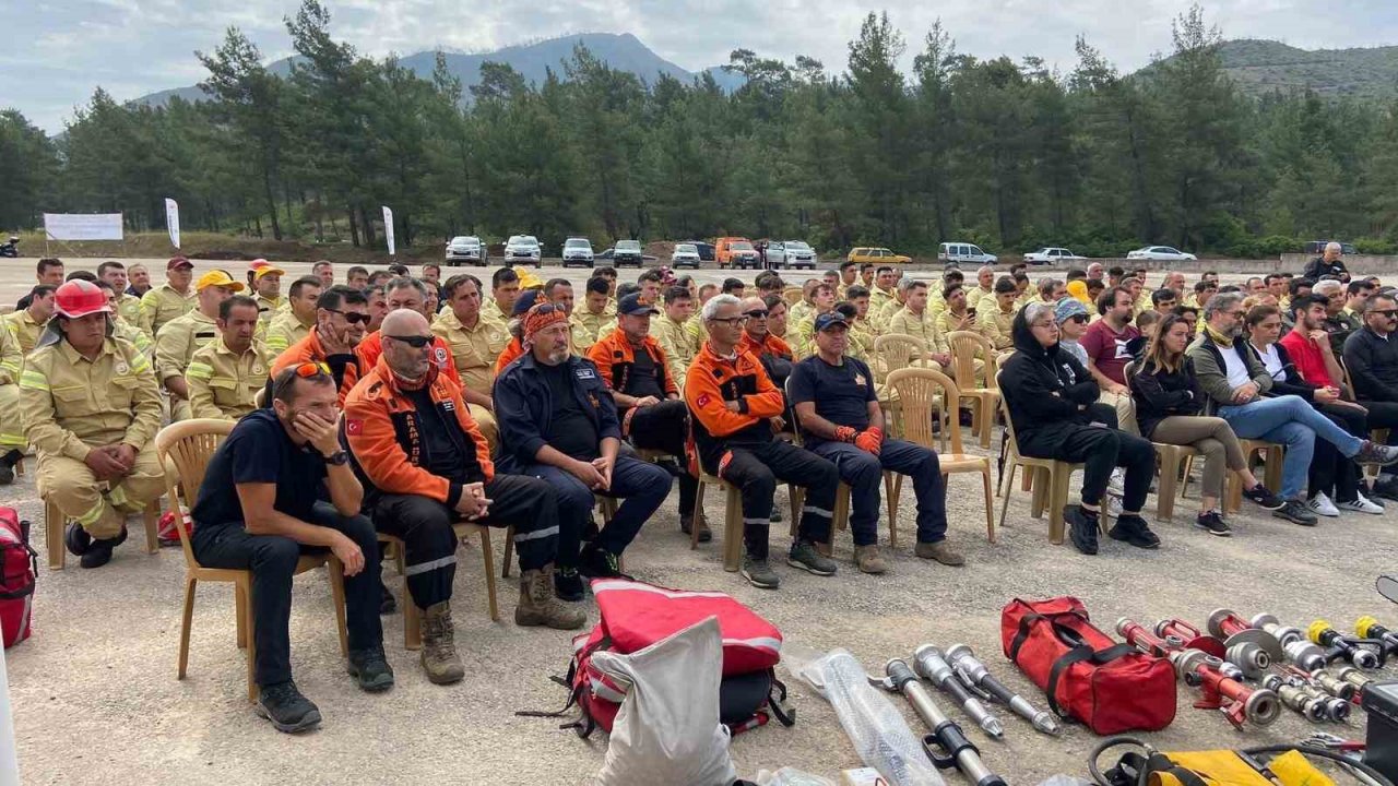 Datça’da yangın sezonu öncesi eğitimler devam ediyor