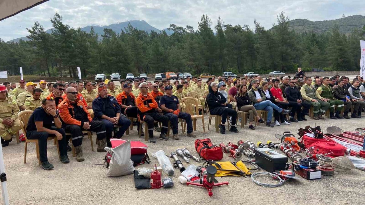 Datça’da yangın sezonu öncesi eğitimler devam ediyor