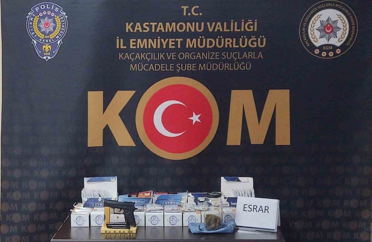 Kastamonu’da uyuşturucu operasyonu: 2 gözaltı