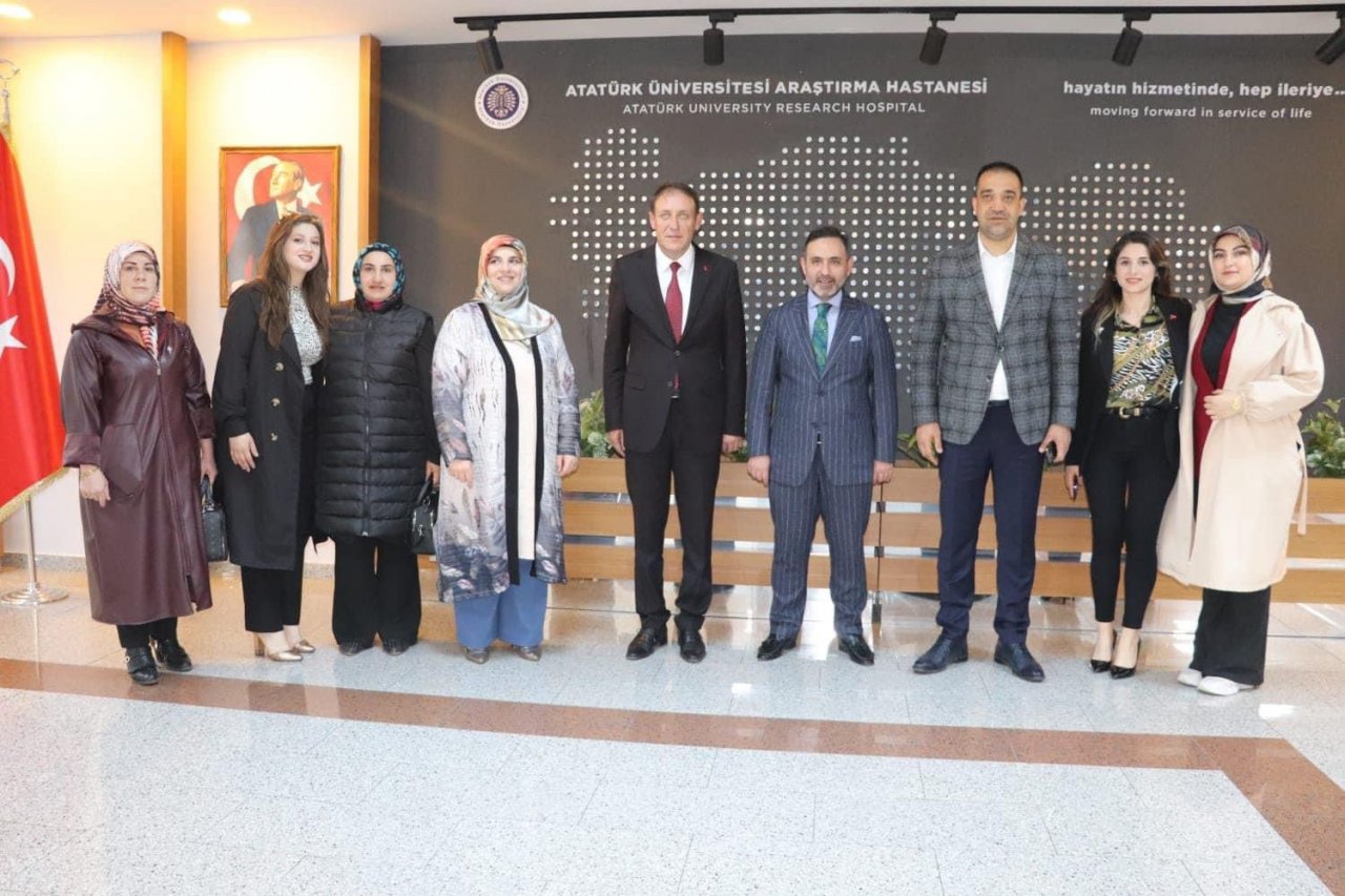 MHP Erzurum Milletvekili Adayı M. Hanifi Macit, Araştırma Hastanesi’ndeydi