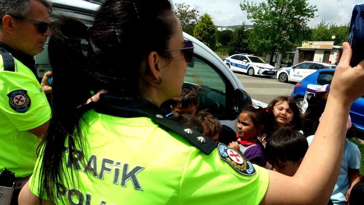 Trafik Haftası’nda depremzede çocuklar uçurtma şenliğinde eğlendi