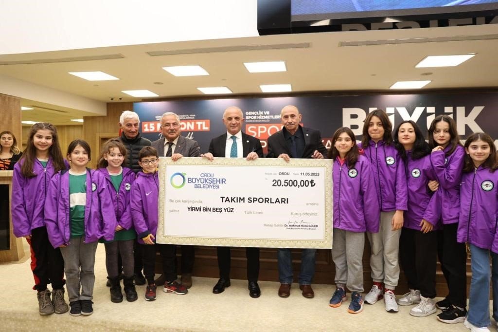 Ordu’da Amatör Spor Kulüplerine Büyük destek