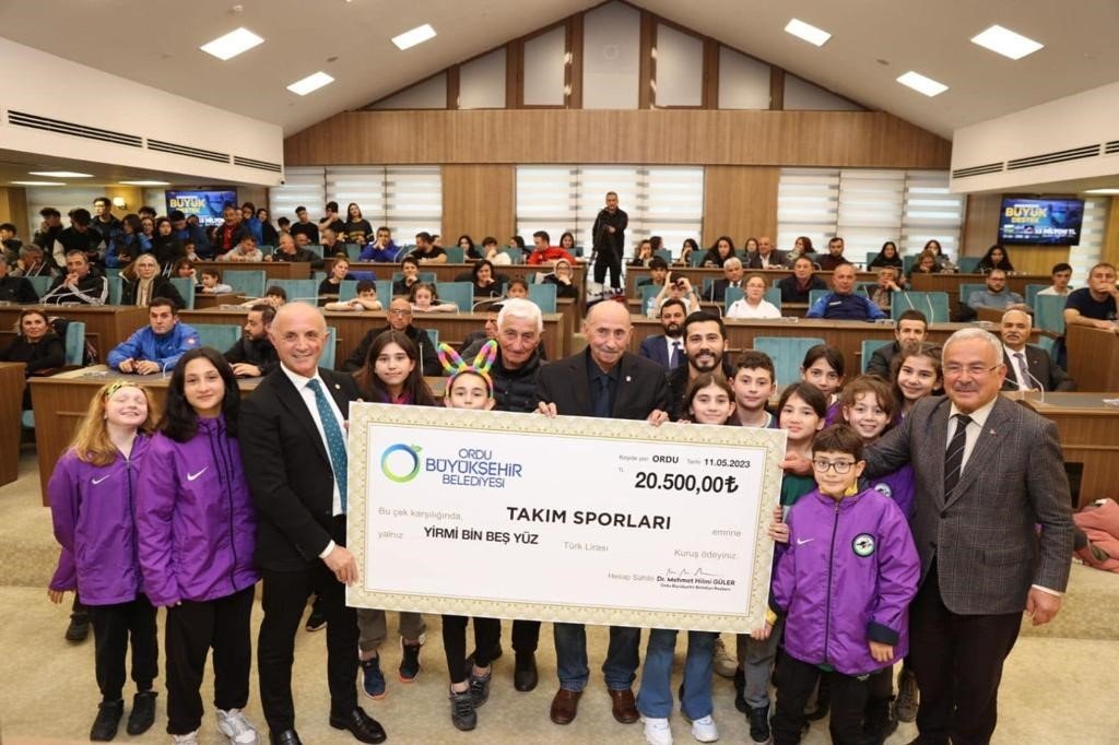 Ordu’da Amatör Spor Kulüplerine Büyük destek