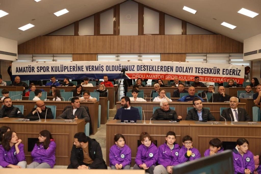 Ordu’da Amatör Spor Kulüplerine Büyük destek