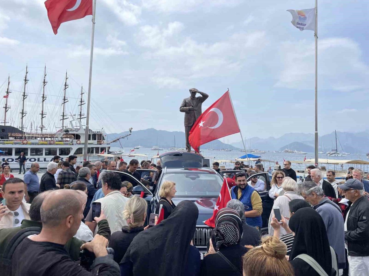 Marmaris’te TOGG’a büyük ilgi