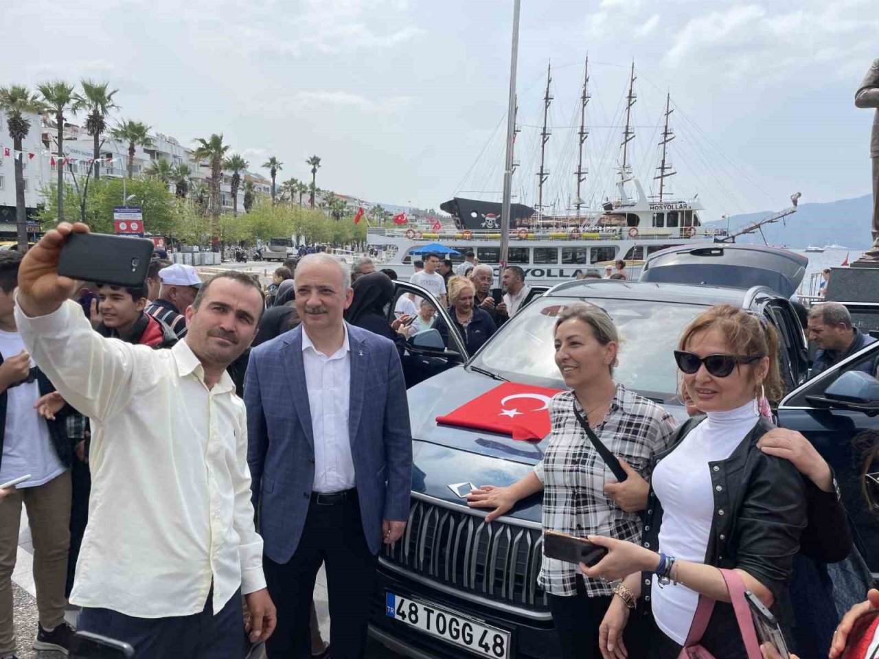 Marmaris’te TOGG’a büyük ilgi