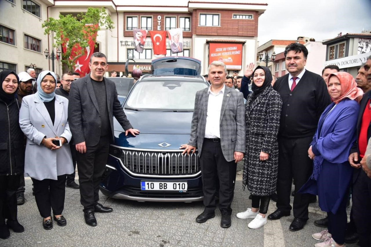 TOGG Havran’da büyük ilgi gördü