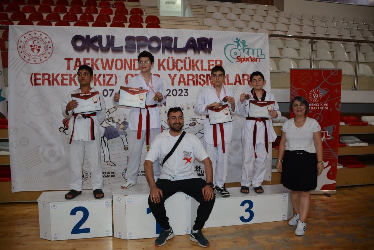 Batman’da yapılan tekvando küçükler grup müsabakaları sona erdi