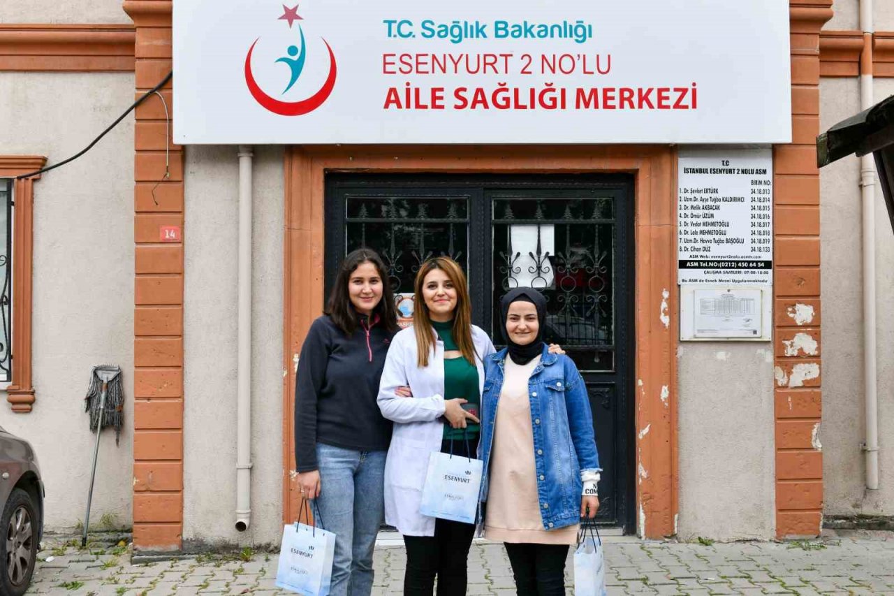 Sağlık emekçileri unutulmadı