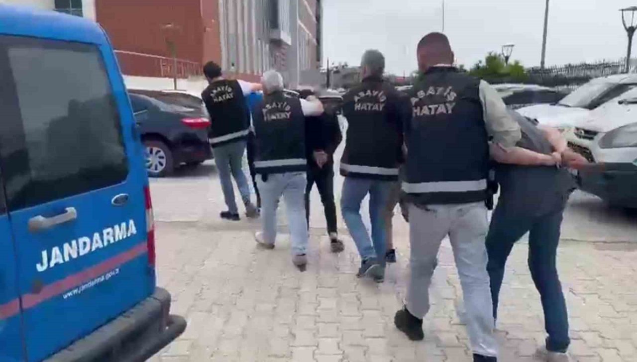 Hatay’da hırsızlık şüphelisi 4 şahıs tutuklandı
