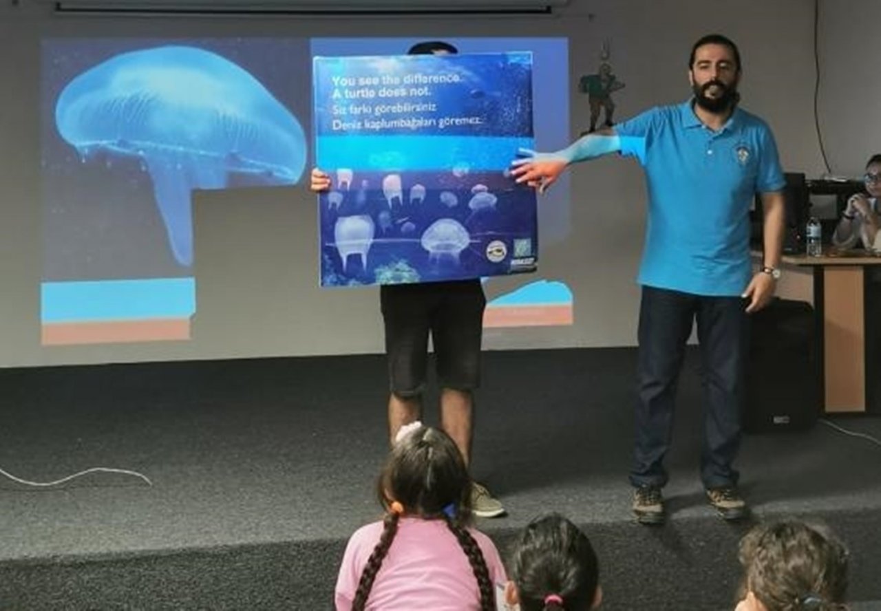 Köyceğizli öğrenciler ’deniz kaplumbağaları’ hakkında bilgilendirildi