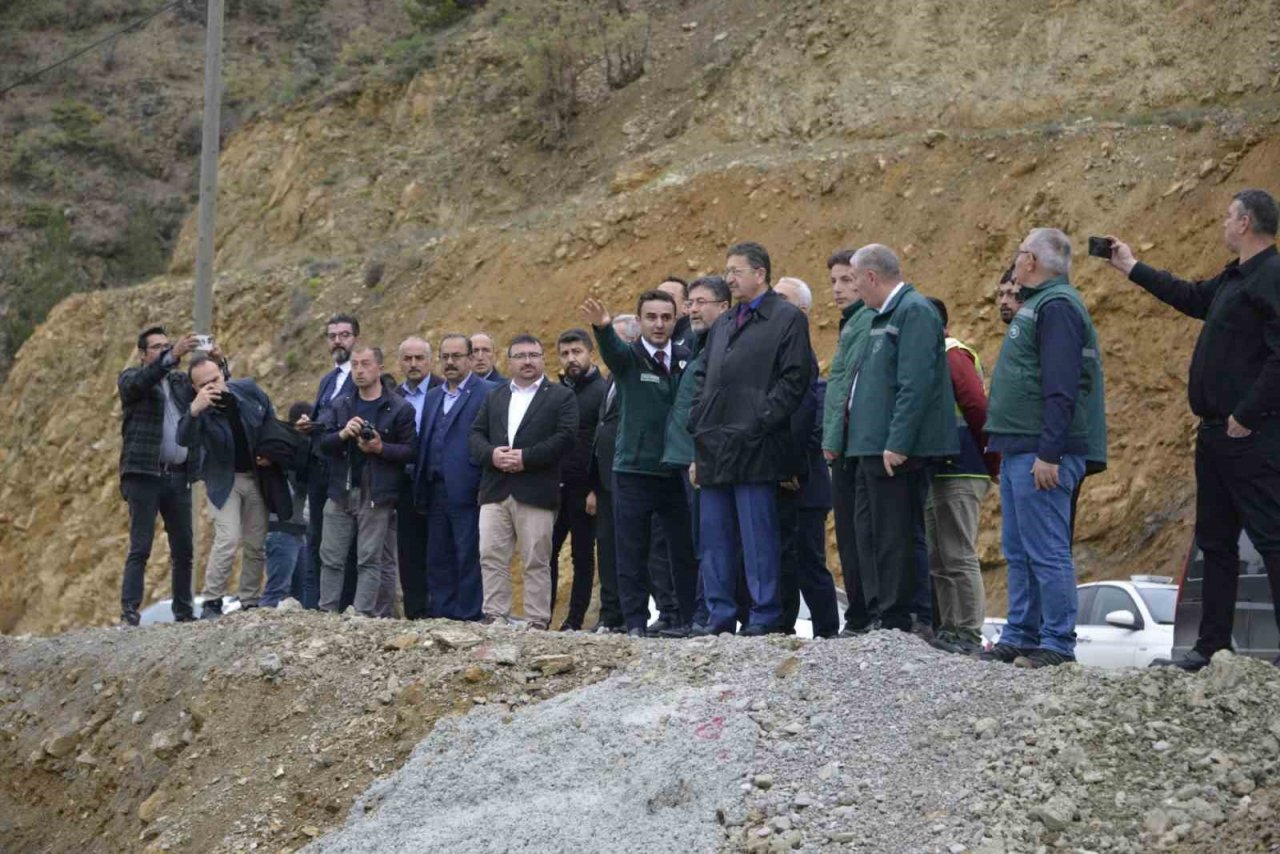 Tarım Orman Bakan Yardımcıları Tosya-Akbük Gölet’inde incelemelerde bulundu