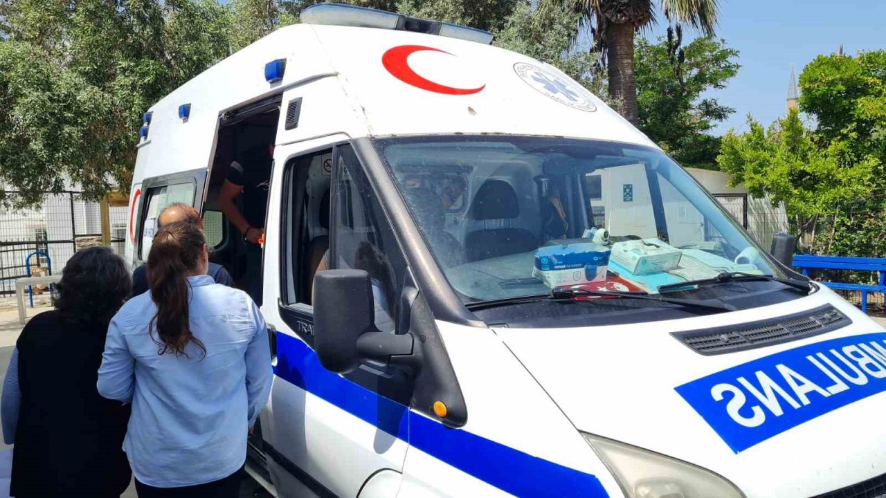 Oyunu ambulansta kullandı