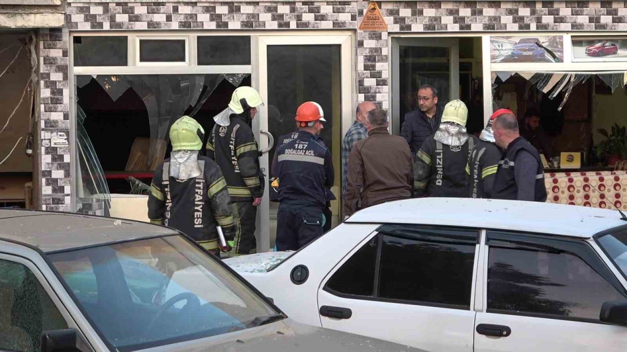 Kepçe operatörü elindeki sigarayla apartmana girdi, ortalık savaş alanına döndü