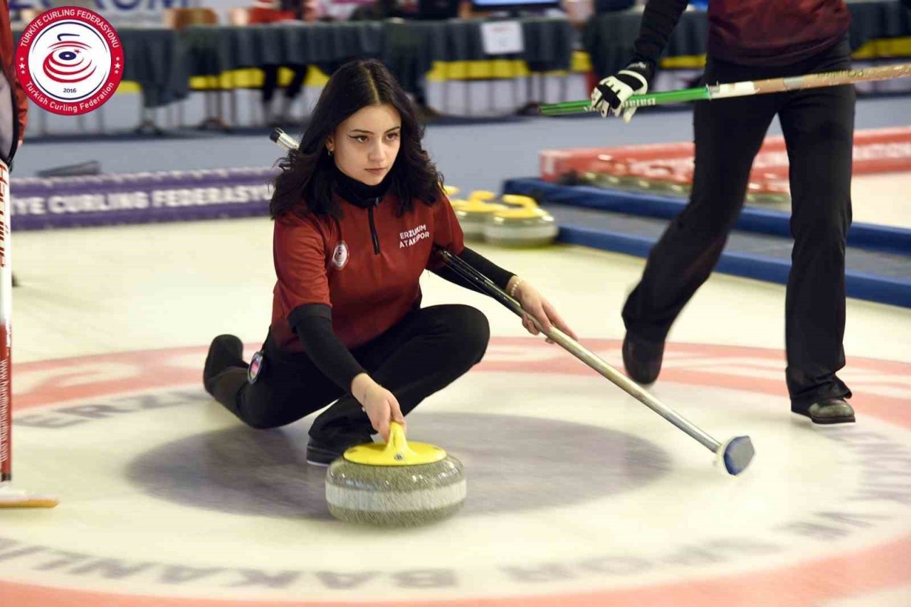 Erzurum’da Curling Heyecanı