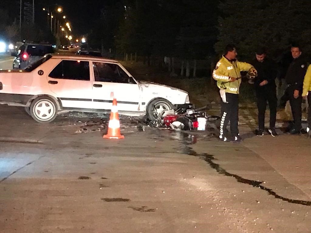 Konya’da otomobil ile motosiklet çarpıştı: 1 ölü, 3 yaralı