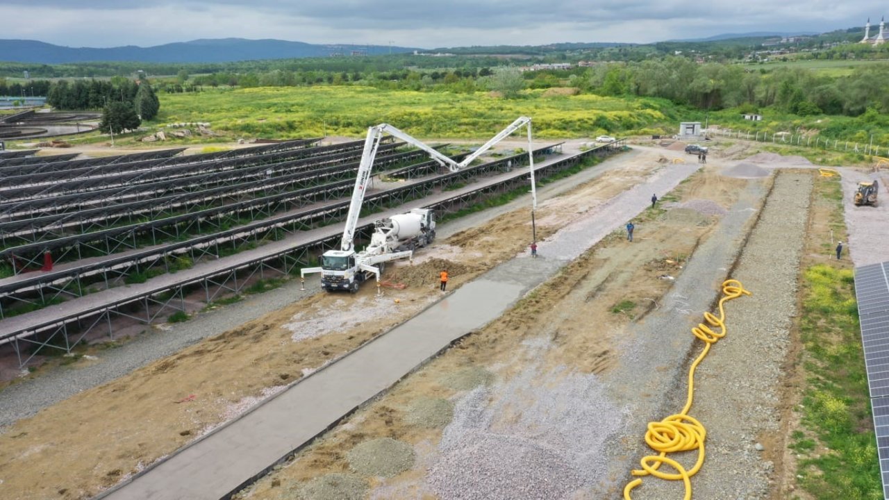 Şehrin yeni enerji kaynağı Karaman GES için son paneller kuruluyor