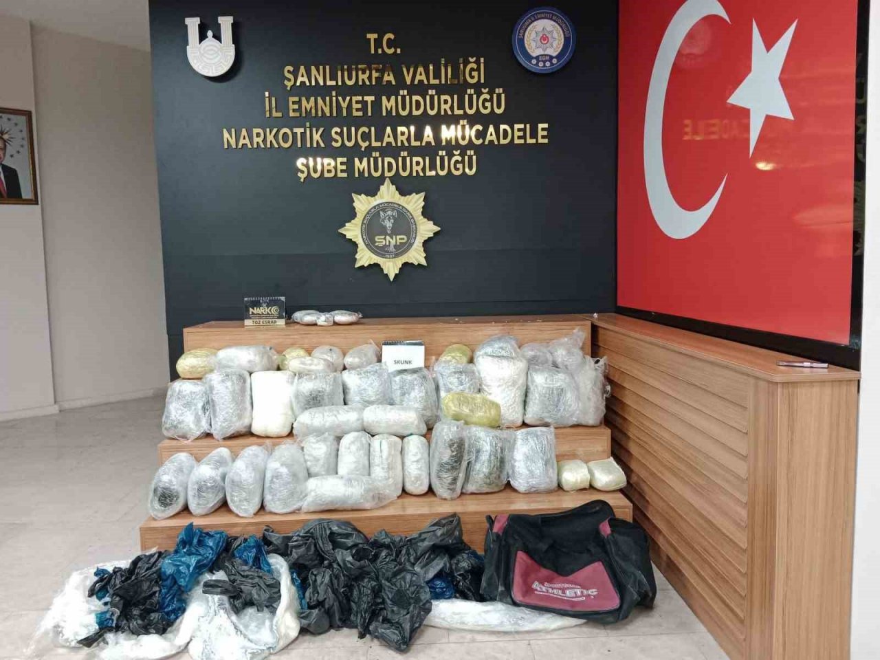 Şanlıurfa’da 48 kilo uyuşturucu ele geçirildi