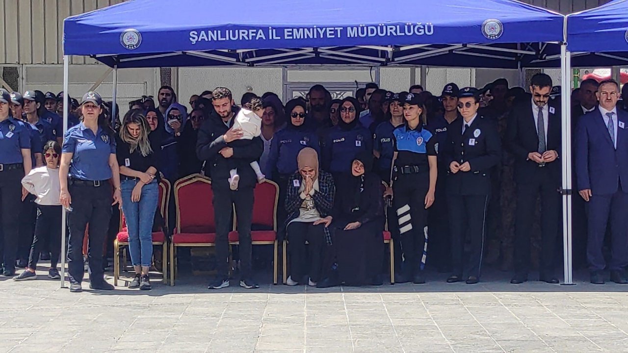Şanlıurfa’da vefat eden polis memuru törenle memleketine uğurlandı