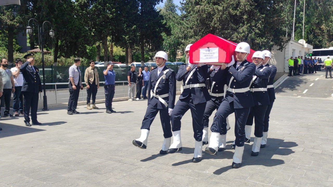 Şanlıurfa’da vefat eden polis memuru törenle memleketine uğurlandı