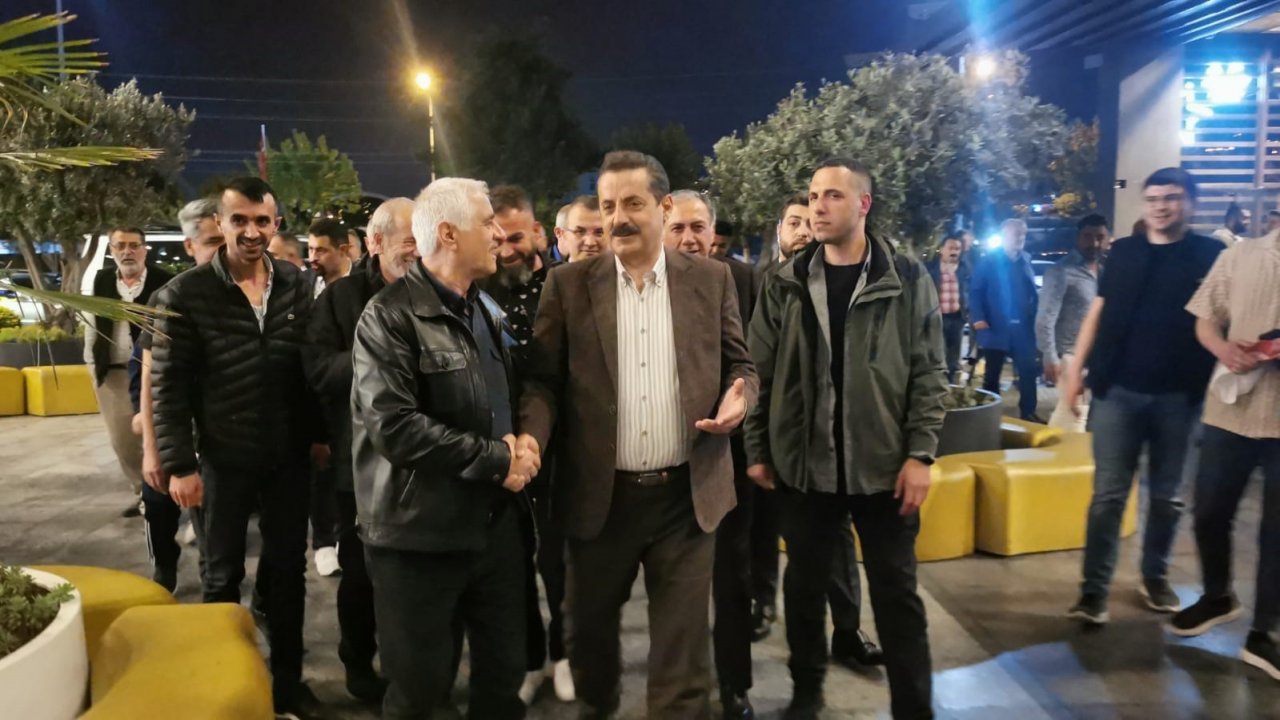 Bursa’da Faruk Çelik’e yoğun ilgi...500 araçlık konvoyla karşılandı