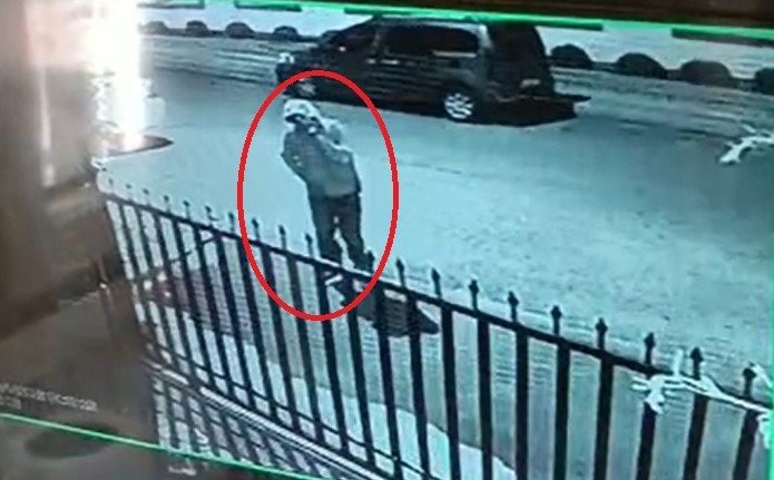 Motosiklet hırsızı iş başında