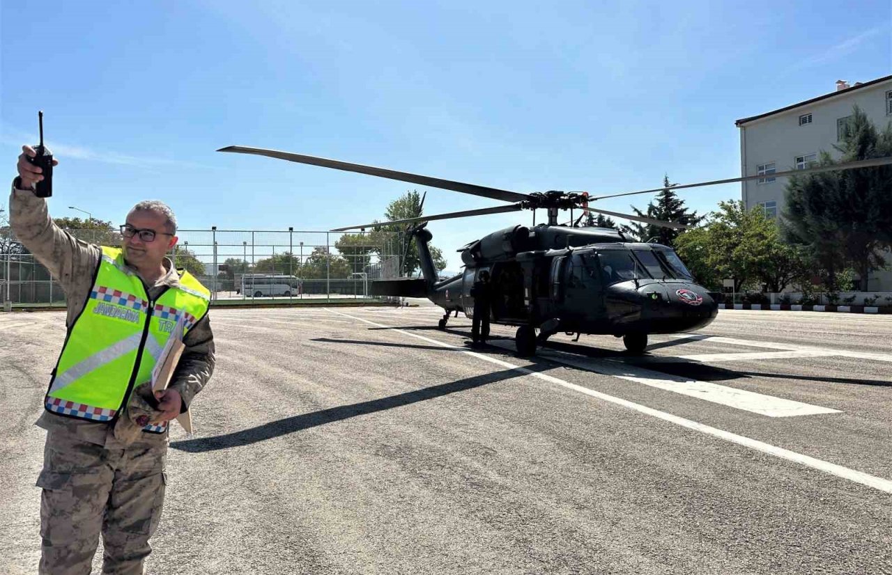 Elazığ’da helikopter destekli trafik denetimi yapıldı