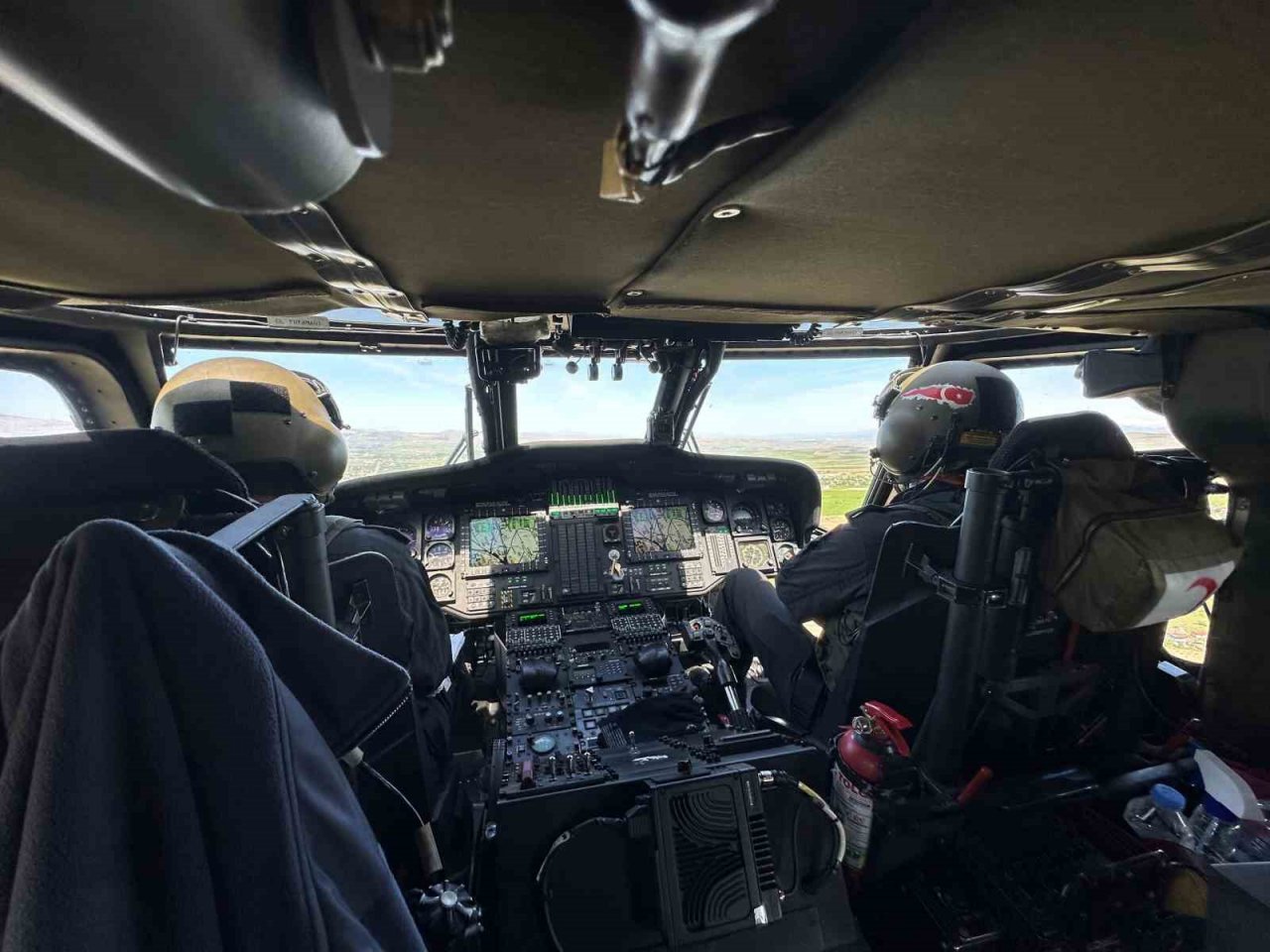 Elazığ’da helikopter destekli trafik denetimi yapıldı