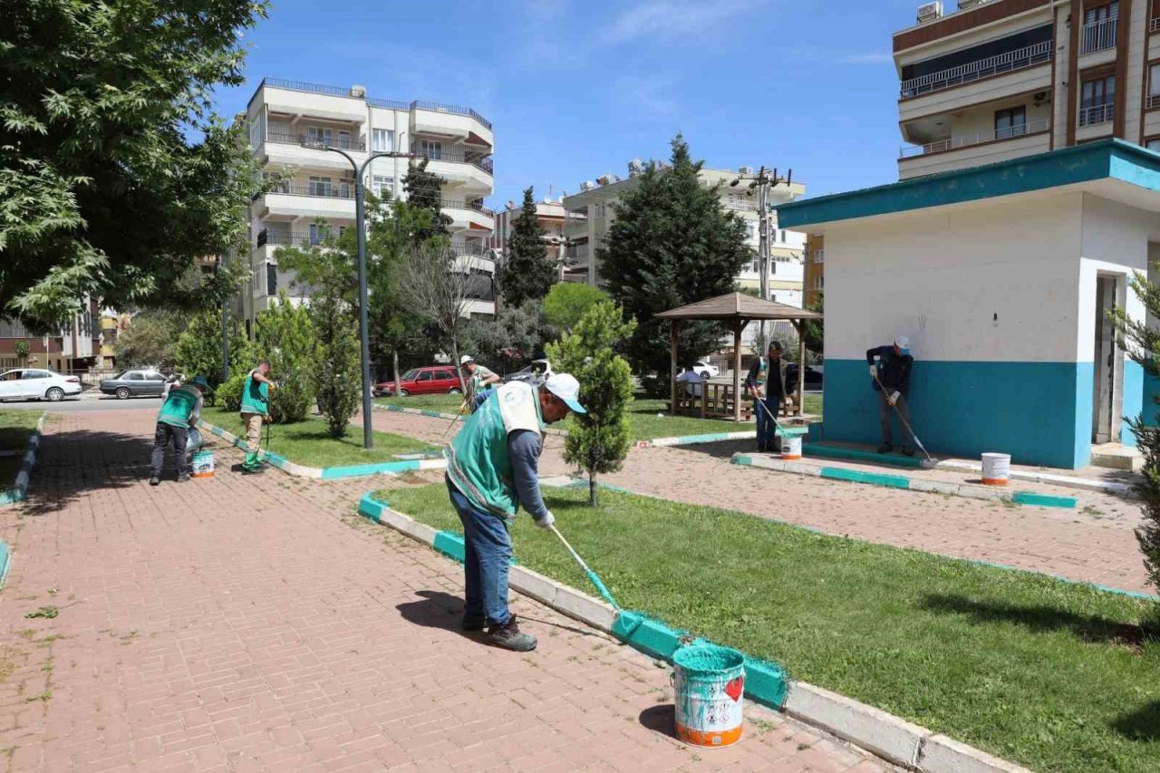 Haliliye’de parklar güzelleşiyor