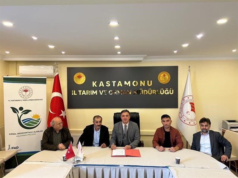 Kastamonu’da 6 köy kooperatiflerine 2 milyon 225 bin TL’lik hibe desteği