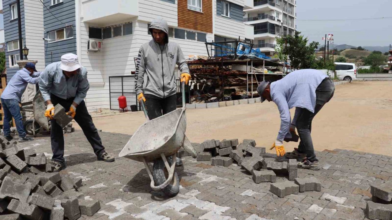 Nazilli Belediyesi Dallıca’da sokakları yeniliyor