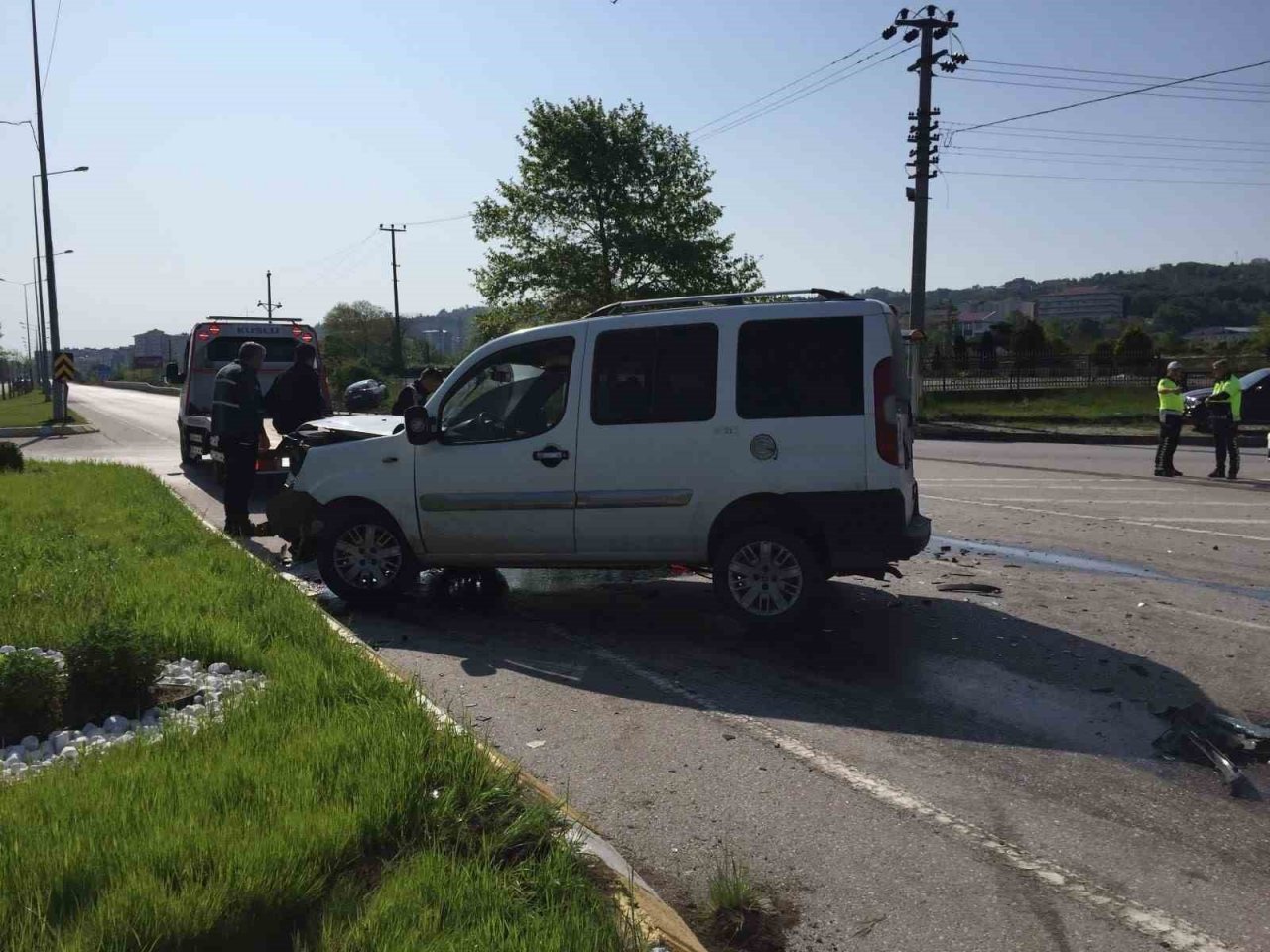 Ordu’da trafik kazası: 2 yaralı