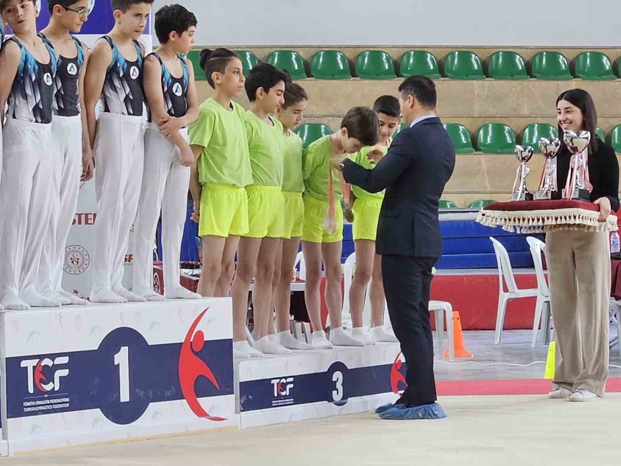 Kayseri ekibi Jimnastikte Türkiye ikincisi oldu