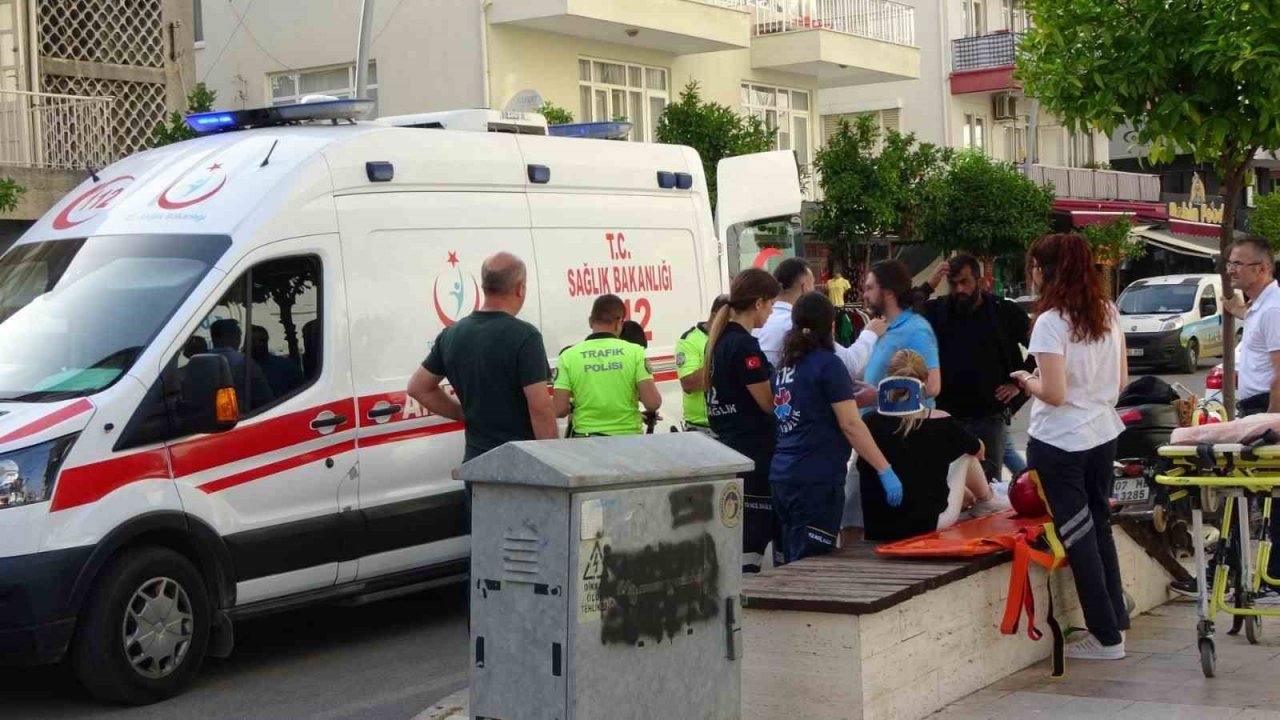 Elektrikli bisikletle kazasında Rus vatandaşı yaralandı