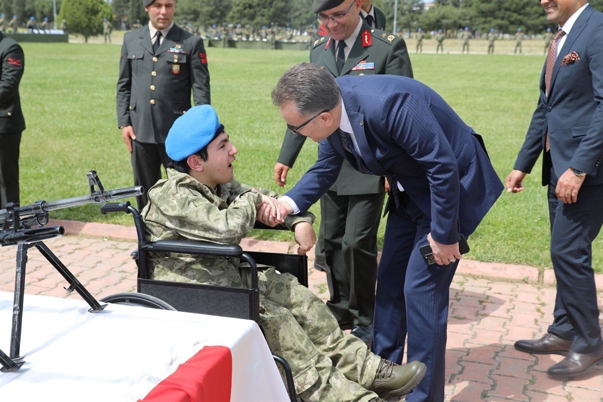 Kaymakam Odabaş, Temsili Askerlik ve Yemin Töreni’ne katıldı
