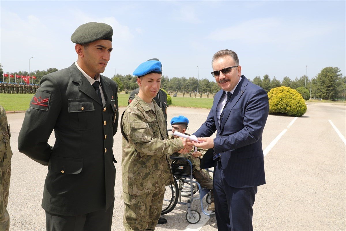 Kaymakam Odabaş, Temsili Askerlik ve Yemin Töreni’ne katıldı