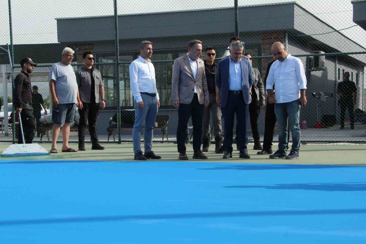 Şırnak uluslararası tenis turnuvasına hazırlanıyor