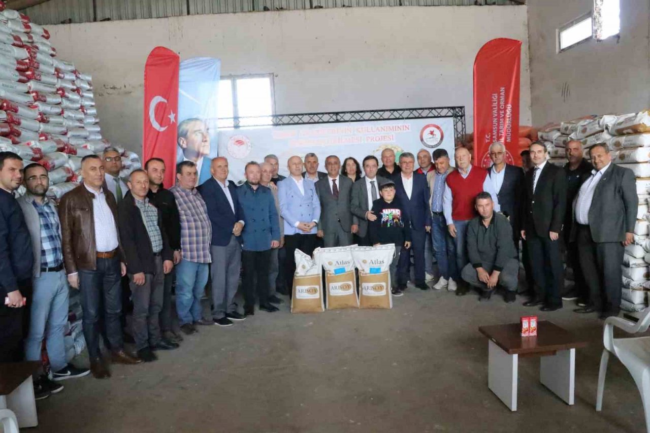 Soya üreticilerine tohum desteği