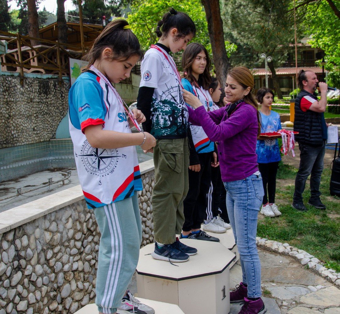 Salihli Kurşunlu Vadisi, oryantiring heyecanına ev sahipliği yaptı