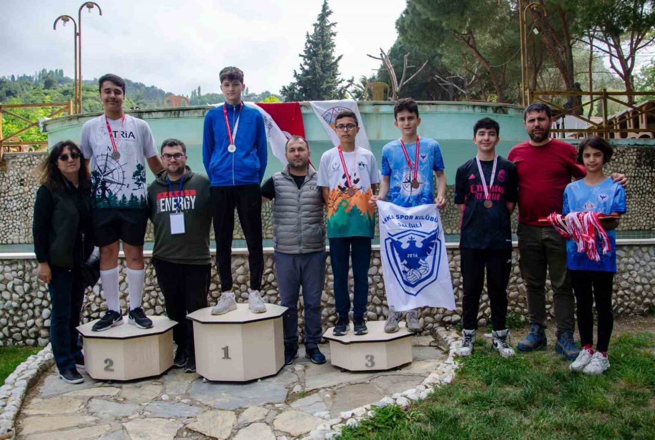 Salihli Kurşunlu Vadisi, oryantiring heyecanına ev sahipliği yaptı