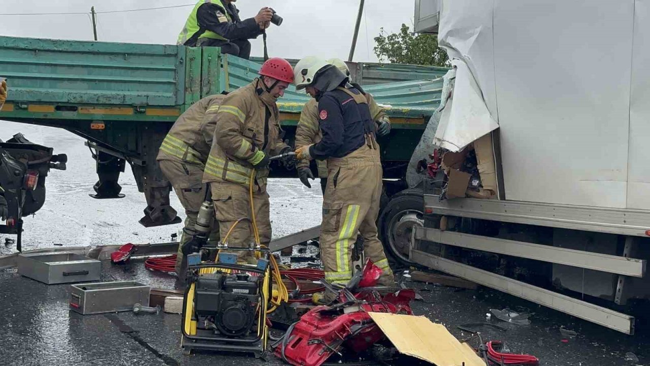 Arnavutköy’de feci kaza: 1 ölü