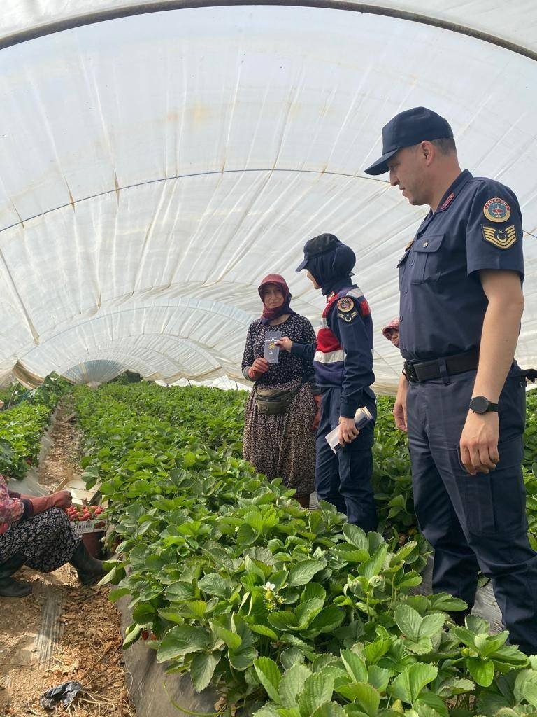 Aydın’da jandarma ekipleri bilgilendirme çalışmalarını sürdürüyor