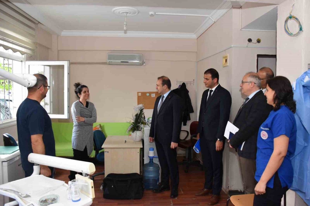 İl Sağlık Müdürü Şenkul yapımı süren hastane inşaatında incelemelerde bulundu