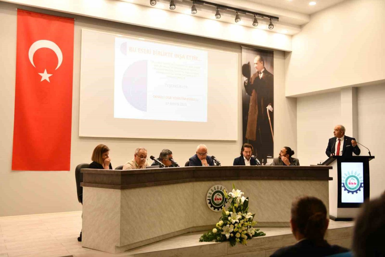 Denizli OSB’nin 22. Olağan Genel Kurul Toplantısı yapıldı