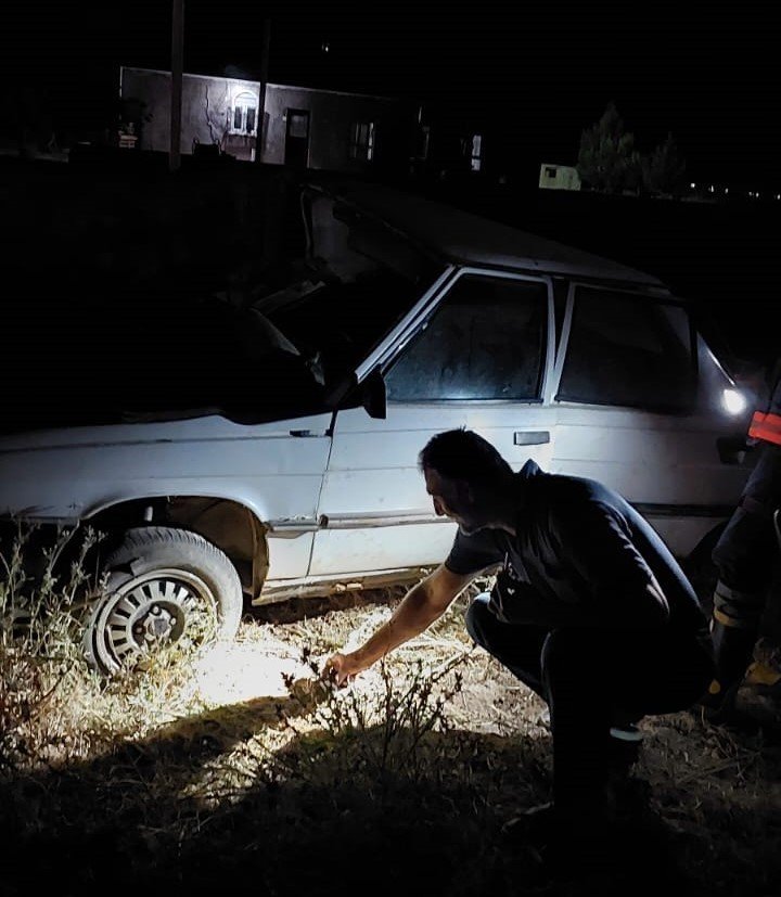 Mardin’de kontrolden çıkan otomobil şarampole yuvarlandı: 3 yaralı