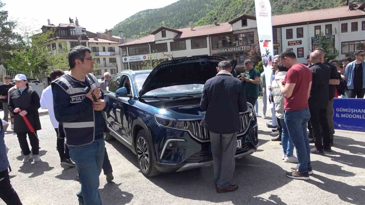 Gümüşhane’de 19 Mayıs kutlamalarına Togg damga vurdu