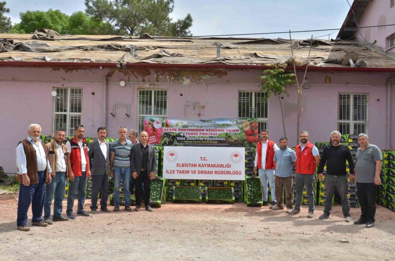 Depremzede üreticilere 206 bin sebze fidesi dağıtıldı