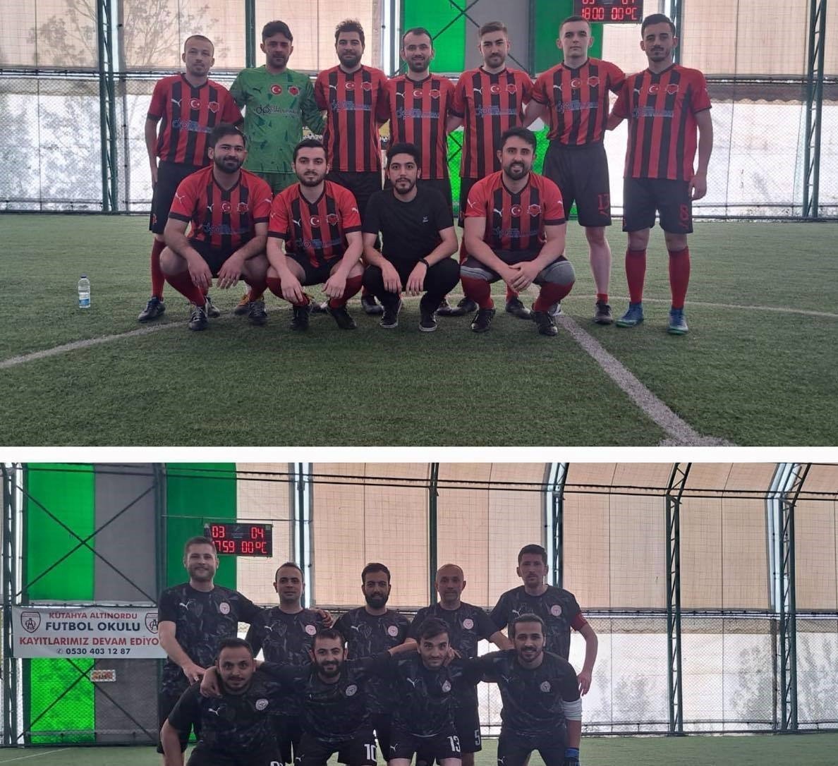 Kütahya sağlık çalışanları geleneksel halı saha turnuvası