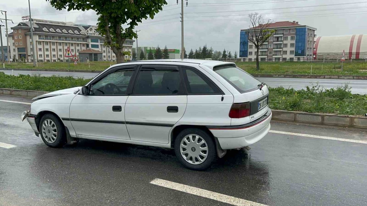 Kaza sonrası ilginç görüntü